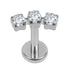 Titanium Internally Threaded Eternal Trio Top