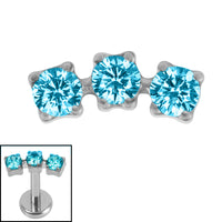 Titanium Internally Threaded Eternal Trio top