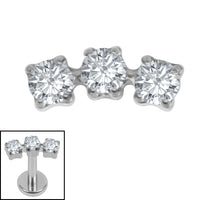 Titanium Internally Threaded Eternal Trio top