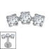 Titanium Internally Threaded Eternal Trio top