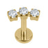 Titanium Internally Threaded Eternal Trio Top