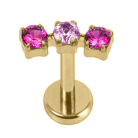 Titanium Internally Threaded Eternal Trio Top