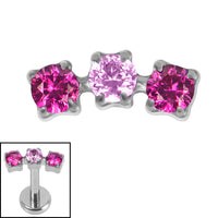 Titanium Internally Threaded Eternal Trio top