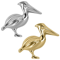 Titanium Internally Threaded Labrets 1.2mm - Prague Pelican