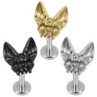 Titanium Internal Cairo Cat Skull Top