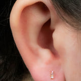 Gold Titanium Internally Threaded Labrets 1.2mm - Nexus Trio