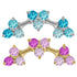 Titanium Internal Sakura Blossom Flower Curve Top