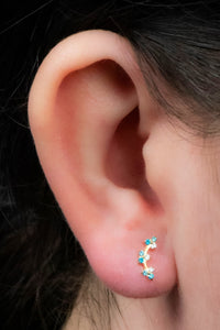 Titanium Internal Sakura Blossom Flower Curve