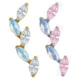 Titanium Internal Marquise Skyfall Top