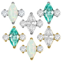 Titanium Internal Marquise Zofia Top