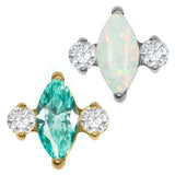 Titanium Internal Marquise Zofia Top
