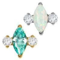 Titanium Internal Marquise Zofia Top