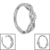 Titanium Novellia Hinged Clicker Ring