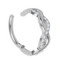 Titanium Novellia Hinged Clicker Ring