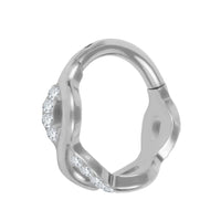 Titanium Novellia Hinged Clicker Ring