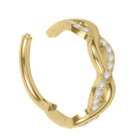 Titanium Novellia Hinged Clicker Ring