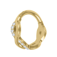 Titanium Novellia Hinged Clicker Ring