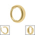 Titanium Reflection Hinged Clicker Ring