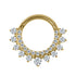 Titanium Moonlink Lunar Jewelled Hinged Clicker Ring