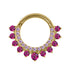 Titanium Moonlink Lunar Jewelled Hinged Clicker Ring