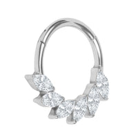 Titanium Ariadne Hinged Clicker Ring