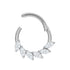Titanium Ariadne Hinged Clicker Ring