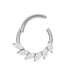 Titanium Ariadne Hinged Clicker Ring