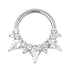 Titanium Genevieve Hinged Clicker Ring