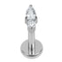 Titanium Internally Threaded Labrets 1.2mm - Lettie