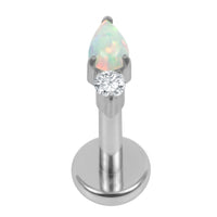 Titanium Internally Threaded Labrets 1.2mm - Lettie
