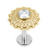 Titanium Internally Threaded Labrets 1.2mm - Asia Sunbeam