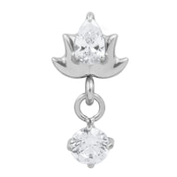 Titanium Internal Jewelled Sacred Lotus Top