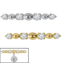 Titanium Internal Sorline Jewelled Top