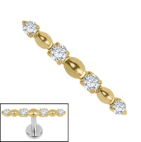 Titanium Internal Sorline Jewelled Top