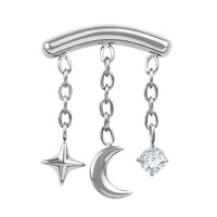 Titanium Internal Starry Night Top
