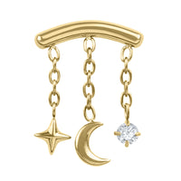 Titanium Internal Starry Night Top