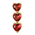 Titanium Internal 3 of Hearts Top