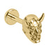 Titanium Internally Threaded Labrets 1.2mm - Lucifer