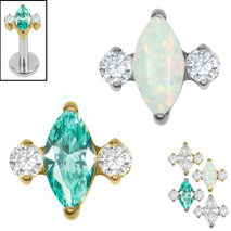 Titanium Internal Marquise Zofia