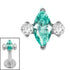 Titanium Internal Marquise Zofia Top