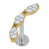 Titanium Internally Threaded Labrets 1.2mm - River