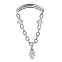 Titanium Internal Brooke Marquise Top