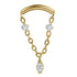 Titanium Internal Brooke Marquise Top