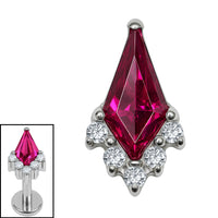 Titanium Internal Claw Set Elara Jewelled Kite Top
