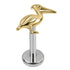 Titanium Internally Threaded Labrets 1.2mm - Prague Pelican