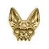 Titanium Internal Cairo Cat Skull Top
