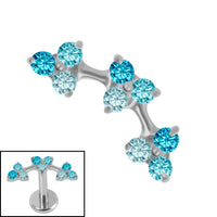 Titanium Internal Sakura Blossom Flower Curve