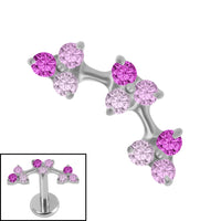Titanium Internal Sakura Blossom Flower Curve