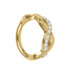 Titanium Novellia Hinged Clicker Ring