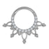 Titanium Jakarta Hinged Clicker Ring